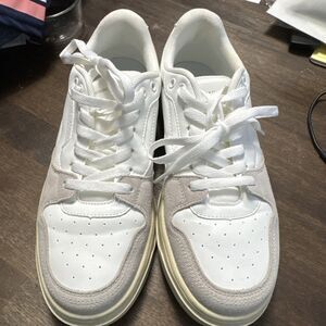 Dream Pairs Women's Fashion Walking Court and Skateboard Sneakers US 9.5 White